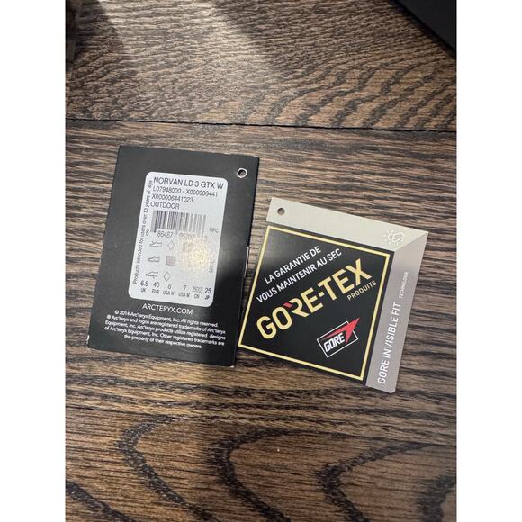 Arc’teryx Norvan LD 3 Goretex Hiking Outdoors Trail Vibram Sole Shoes Womens 8 - Picture 7 of 15